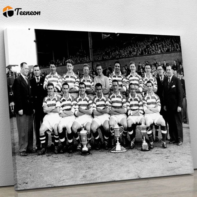 Celtic Scottish Cup Winning Team 1953-54 Canvas Print Or Poster For Home Decor Gift 2889 1