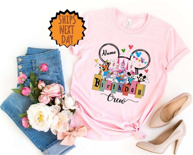 Custom Disney Birthday Crew Shirt, Disney Birthday Trip Shirt, Birthday Name Shirt ,Disney Group Birthday Shirt, Custom Birthday Gift Shirt 7