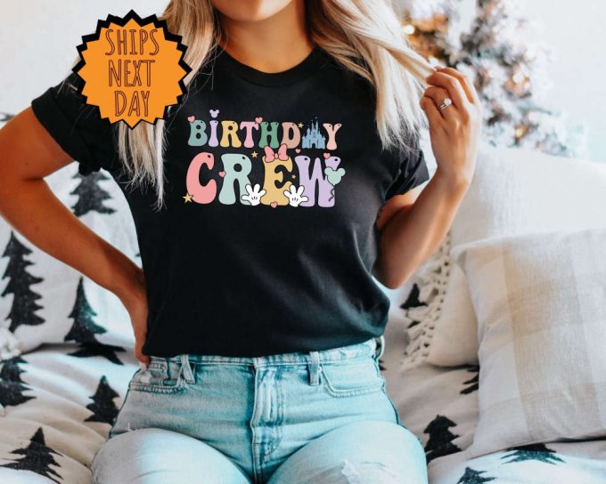 Disney Birthday Crew Shirt, Birthday Party Crew Shirt, Birthday Squad Shirt, Birthday Crew Shirt, Birthday Gift Tee , Birthday Crew Shirt 4