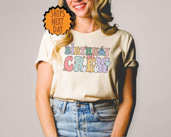 Disney Birthday Crew Shirt, Birthday Party Crew Shirt, Birthday Squad Shirt, Birthday Crew Shirt, Birthday Gift Tee , Birthday Crew Shirt 5