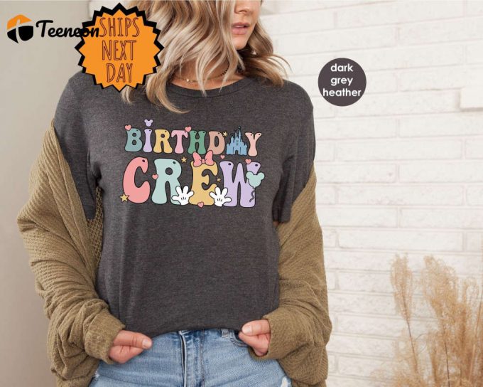 Disney Birthday Crew Shirt, Birthday Party Crew Shirt, Birthday Squad Shirt, Birthday Crew Shirt, Birthday Gift Tee , Birthday Crew Shirt 1