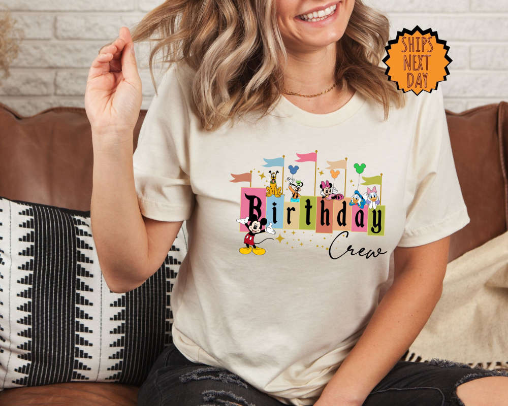 Disney Birthday Crew Shirt, Disney Birthday Trip Shirt, Family Birthday Gift Shirt ,Disney Group Birthday Shirt, Disney Birthday Crew Shirt 153