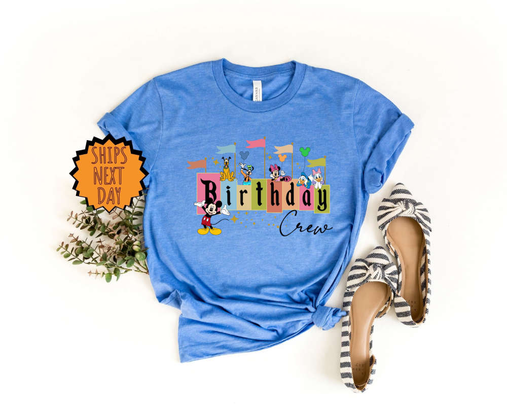 Disney Birthday Crew Shirt, Disney Birthday Trip Shirt, Family Birthday Gift Shirt ,Disney Group Birthday Shirt, Disney Birthday Crew Shirt 157
