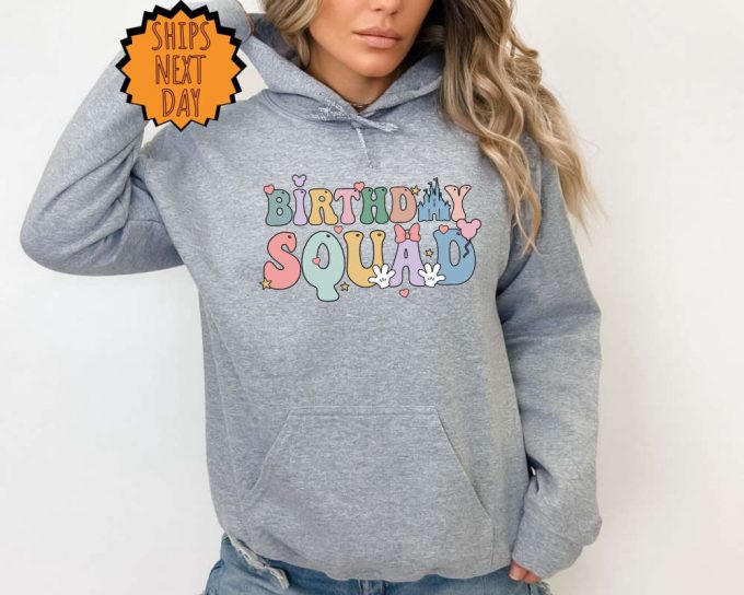 Disney Birthday Squad Sweatshirt ,Birthday Castle Hoodie, Disneyland Shirts, Disneyworld Family Shirts ,Birthday Family Matching Shirts 2