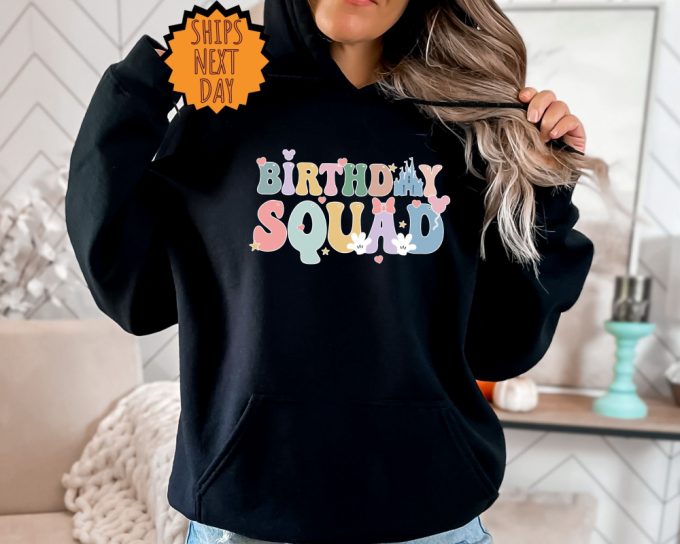 Disney Birthday Squad Sweatshirt ,Birthday Castle Hoodie, Disneyland Shirts, Disneyworld Family Shirts ,Birthday Family Matching Shirts 5