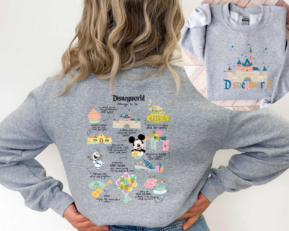 Disney Castle Sweatshirt, Disneyworld Sweater, Retro Castle Sweater, Disney Family Sweater, Disney Vacation Sweater, Disney Trip Sweatshirt 85