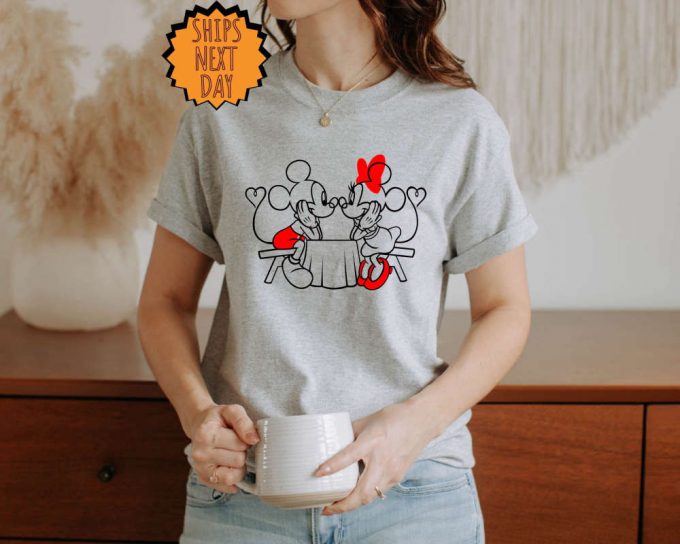 Disney Mickey And Minnie Valentines Day Shirt, Cute Love Table Shirt, Valentine Mickey Minnie Heart Shirt, Disney Valentine Love Gift Shirt 3