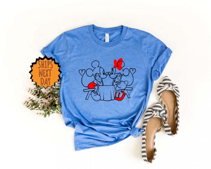 Disney Mickey And Minnie Valentines Day Shirt, Cute Love Table Shirt, Valentine Mickey Minnie Heart Shirt, Disney Valentine Love Gift Shirt 5