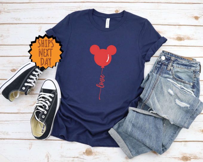 Disney Minnie And Mickey Love Balloons Shirt, Valentine Minnie Minnie Love Shirt, Couple Matching Love Shirt, Disney Valentine Trip Shirt