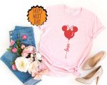 Disney Minnie and Mickey Love Balloons Shirt, Valentine Minnie Minnie love Shirt, Couple Matching love Shirt, Disney Valentine Trip Shirt