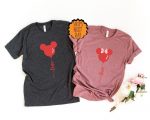 Disney Minnie and Mickey Love Balloons Shirt, Valentine Minnie Minnie love Shirt, Couple Matching love Shirt, Disney Valentine Trip Shirt