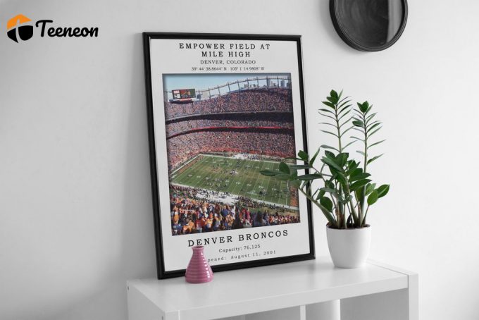 Empower Field At Mile High Stadium Poster For Home Decor Gift 1