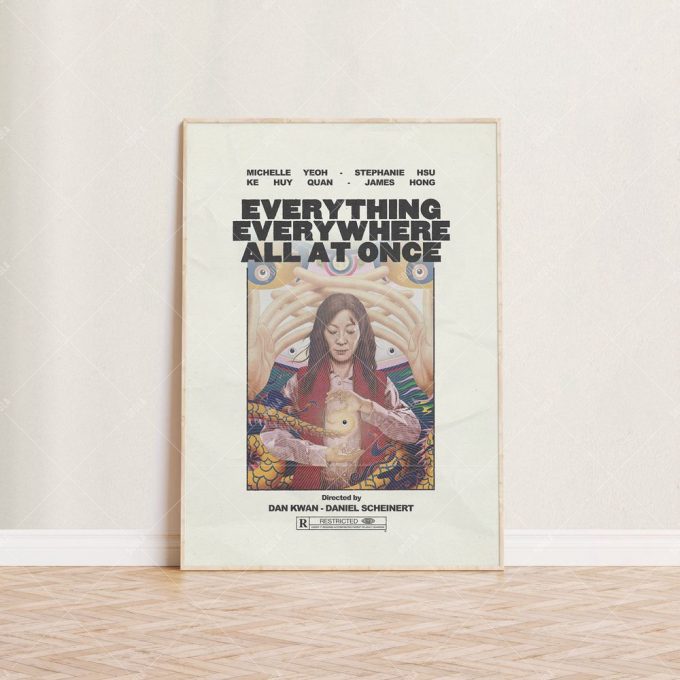 Everything Everywhere All At Once | Dan Kwan | Minimalist Movie Poster For Home Decor Gift 5