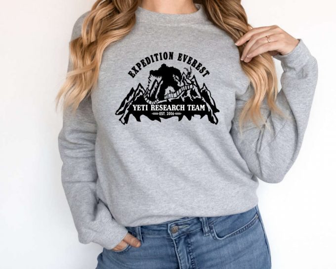 Expedition Everest Animal Kingdom Sweatshirt, Family Yeti Disney Matching Sweater, Disney World Sweater, Disneyland Vacation Trip Sweater 3