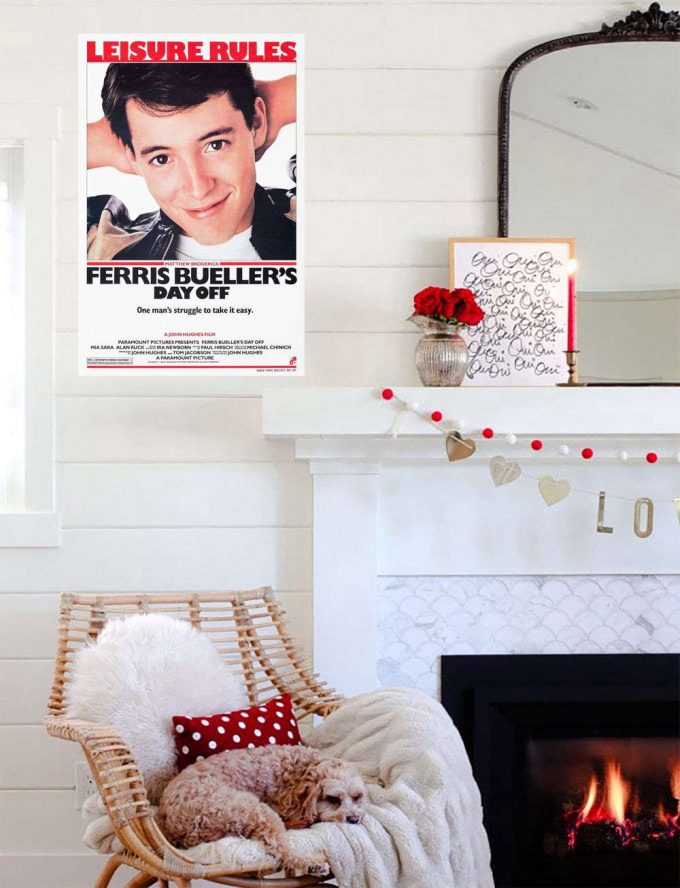 Ferris Bueller'S Day Off 1986 Classic Movie Poster For Home Decor Gift 4