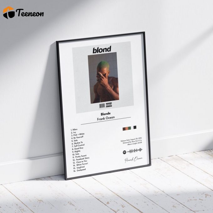 Frank Ocean Poster For Home Decor Gift | Frank Ocean Blonde Poster For Home Decor Gift 1