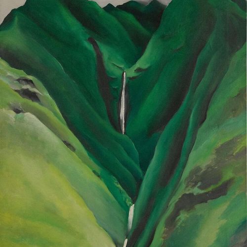 Georgia Okeeffe 1939 Waterfall Premium Matte Vertical Poster for Home Decor Gift