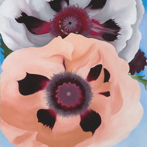 Georgia Okeeffe 1950 Poppies Premium Matte Vertical Poster for Home Decor Gift