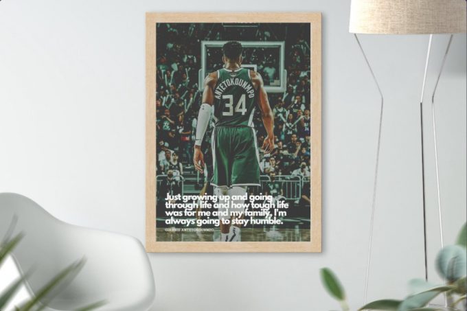 Giannis Antetoko Motivational Poster For Home Decor Gift 3