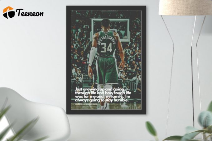 Giannis Antetoko Motivational Poster For Home Decor Gift 1