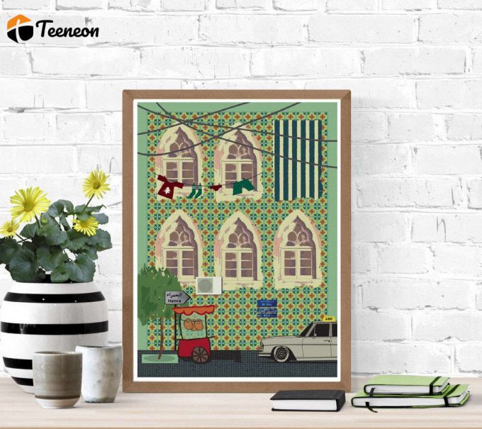 Hamra Beirut | Lebanese Art Print | Lebanon Poster For Home Decor Gift 1