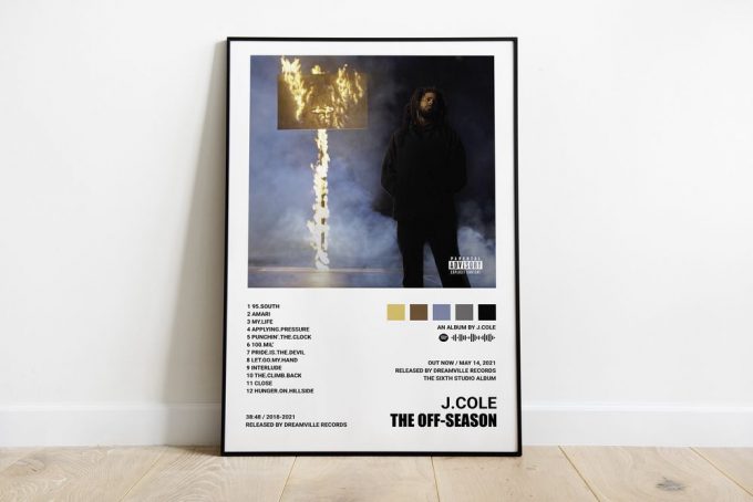 J. Cole / The Off-Season Poster For Home Decor Gift / Album Cover Poster For Home Decor Gift 2