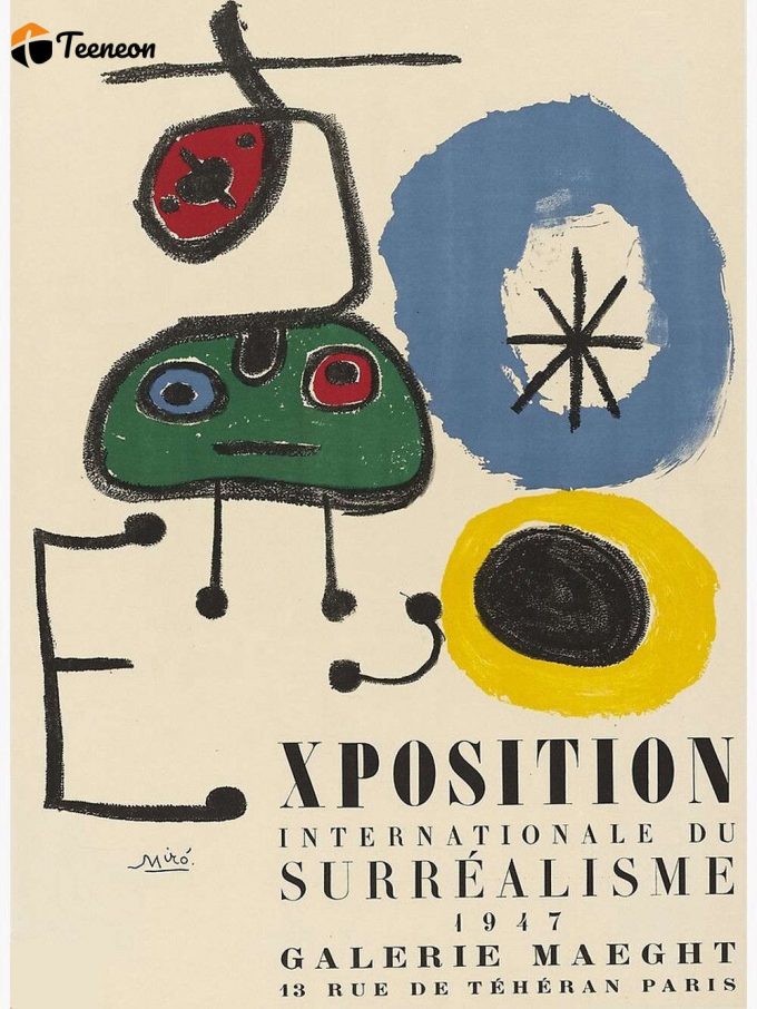 Joan Miro Exposition Premium Matte Vertical Poster For Home Decor Gift 1