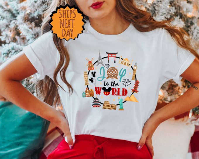 Joy To The World Shirt, Epcot World Showcase Shirt, Disney Trip Shirt, Epcot Shirt, Disney Family Vacation Shirt, Disney Epcot Shirt 5