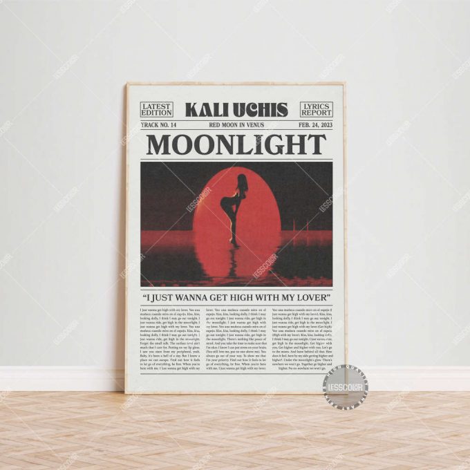 Kali Uchis Retro Poster For Home Decor Gift, Moonlight Poster For Home Decor Gift 2