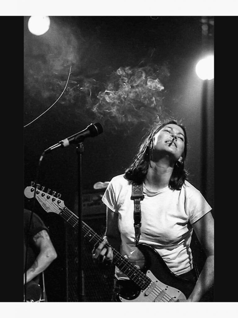 Kim Deal Playing Guitar Premium Matte Vertical Poster For Home Decor Gift 5