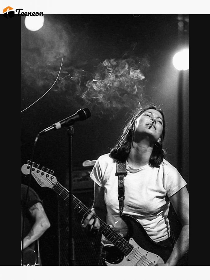 Kim Deal Playing Guitar Premium Matte Vertical Poster For Home Decor Gift 1