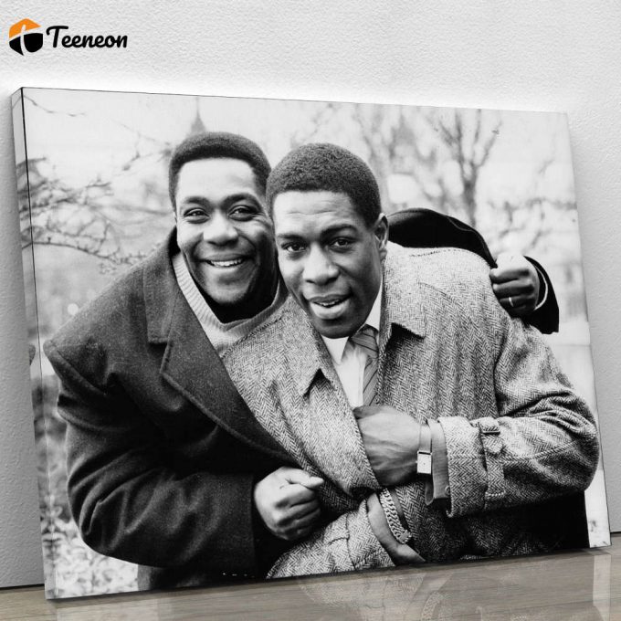 Lenny Henry And Frank Bruno Canvas Print Or Poster For Home Decor Gift 3194 1