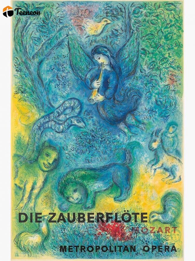 Marc Chagall Metropolitan Opera Magic Flute Premium Matte Vertical Poster For Home Decor Gift 1