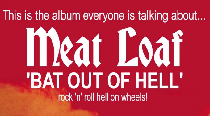 Meatloaf Bat Out Of Hell Promotional Poster For Home Decor Gift 2