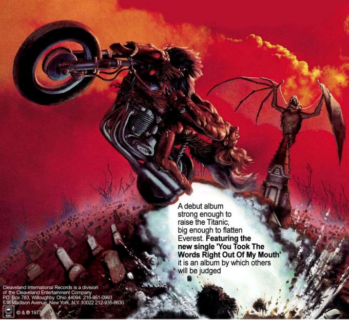 Meatloaf Bat Out Of Hell Promotional Poster For Home Decor Gift 4