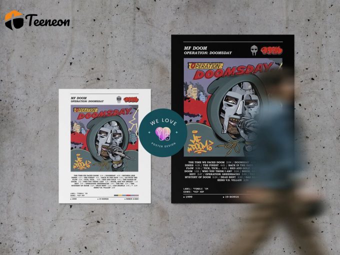 Mf Do.om - Operation: Doomsday Album Poster For Home Decor Gift 1