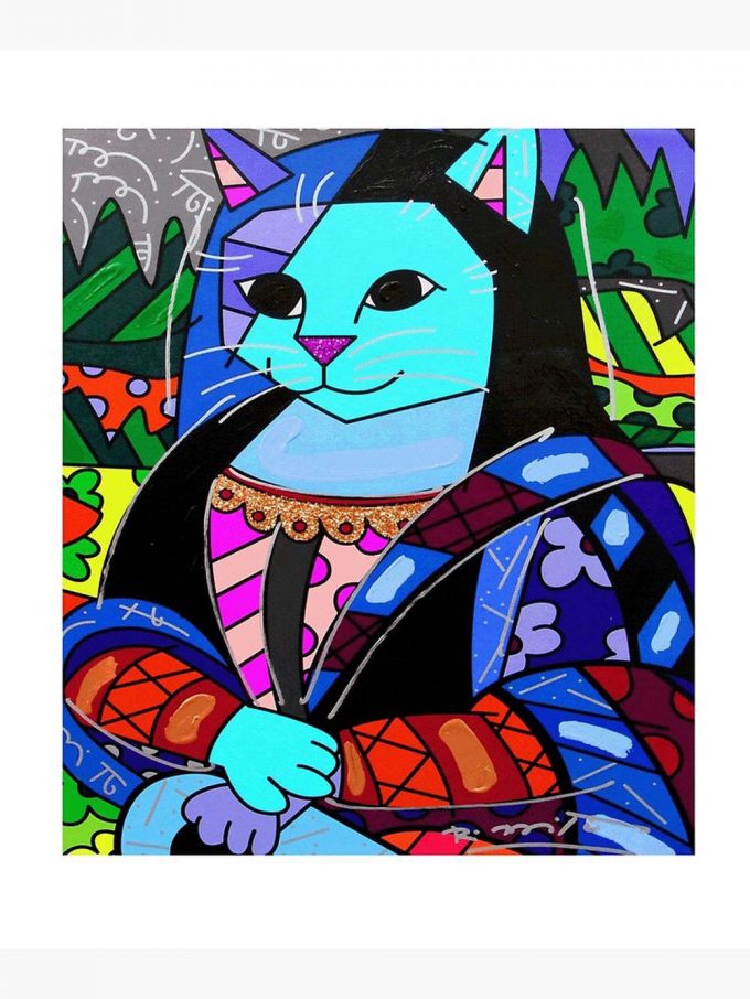 Mona Cat Premium Matte Vertical Poster For Home Decor Gift 2