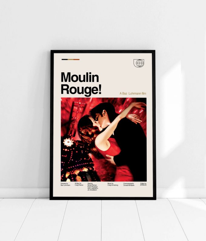 Moulin Rouge Poster For Home Decor Gift - Baz Luhrmann - Retro Movie Poster For Home Decor Gift 3