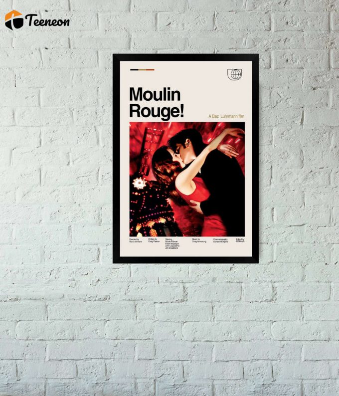 Moulin Rouge Poster For Home Decor Gift - Baz Luhrmann - Retro Movie Poster For Home Decor Gift 1