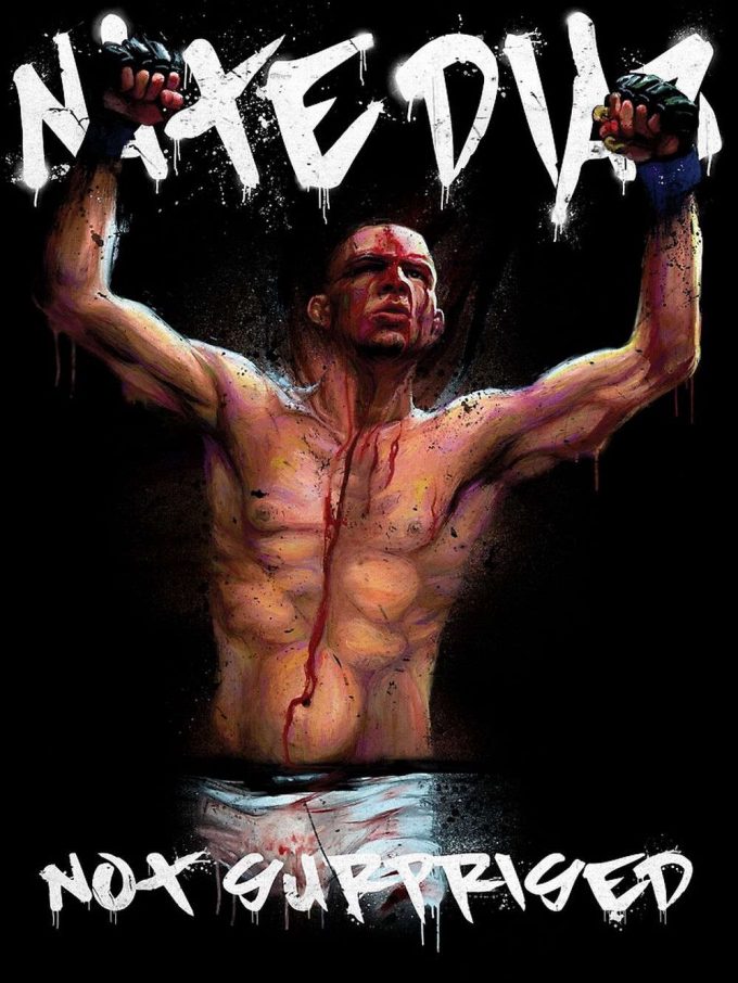 Nate Diaz Is Not Surprised 2 Premium Matte Vertical Poster For Home Decor Gift 2