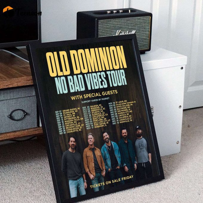 Old Dominion 2023 Tour Poster For Home Decor Gift 1