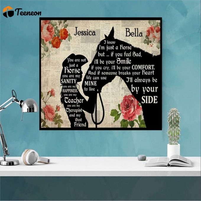 Personalized Horse Girls Custom You Are Not Just A Horse Poster For Home Decor Gift For Home Decor Gift 1