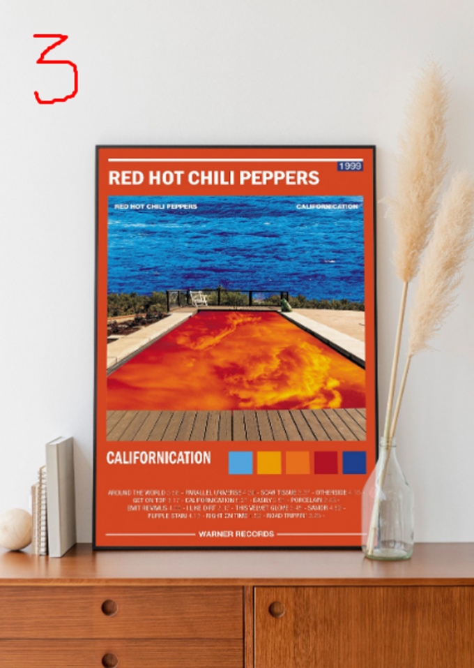 Red Hot Chili Peppers - Californication - Album Poster For Home Decor Gift 2