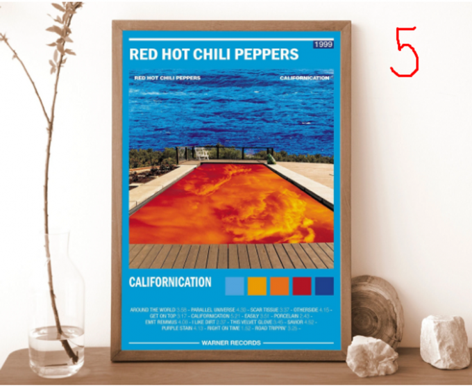 Red Hot Chili Peppers - Californication - Album Poster For Home Decor Gift 4