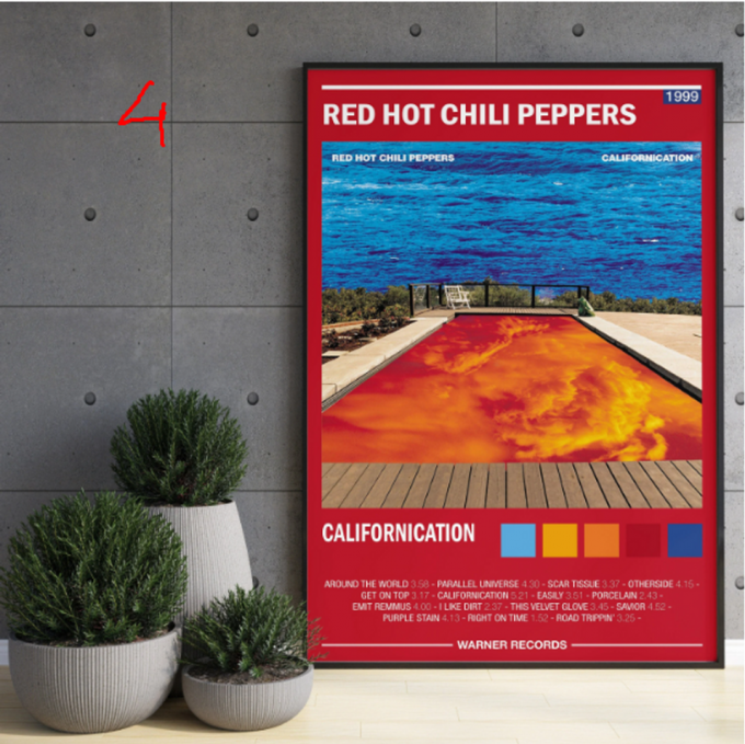 Red Hot Chili Peppers - Californication - Album Poster For Home Decor Gift 5