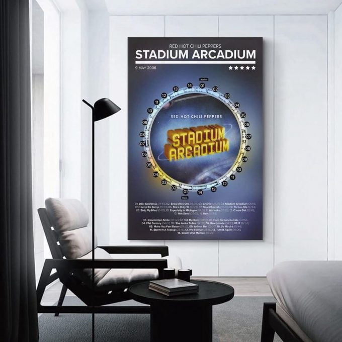 Red Hot Chili Peppers - Stadium Arcadium Poster For Home Decor Gift, Music Poster For Home Decor Gift, Rhcp Poster For Home Decor Gift 2