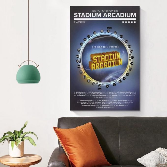 Red Hot Chili Peppers - Stadium Arcadium Poster For Home Decor Gift, Music Poster For Home Decor Gift, Rhcp Poster For Home Decor Gift 4