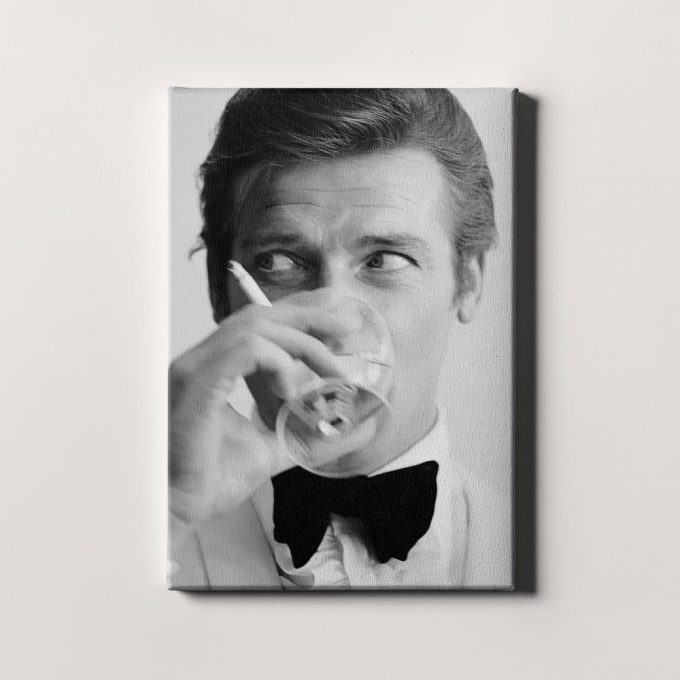 Roger Moore James Bond 007 Poster For Home Decor Gift 3