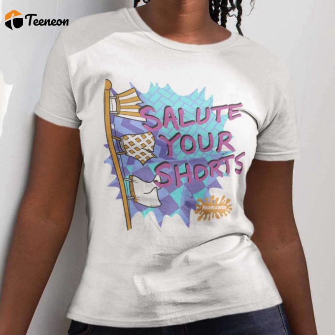 Salute Your Shorts Cartoon Poster For Home Decor Gift For Home Decor Gift T-Shirt Nickelodeon 1