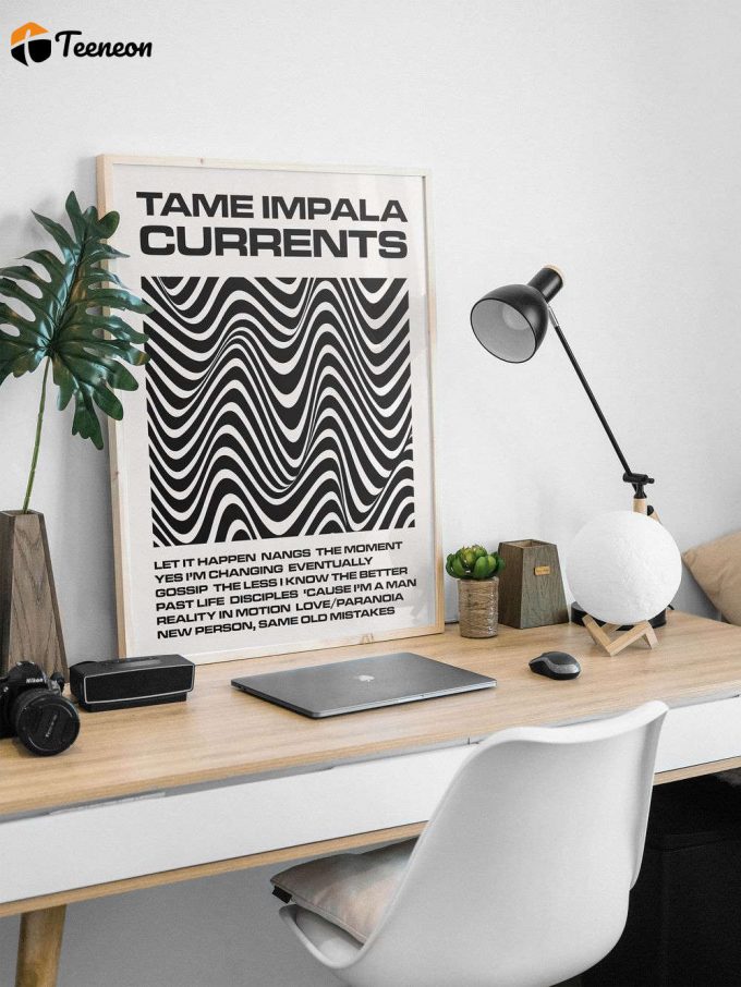 Tame Impala 'Currents' Album Poster For Home Decor Gift 1
